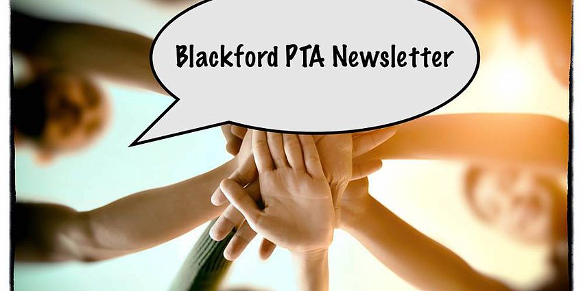 Blackford PTA Newsletter hands clasped together