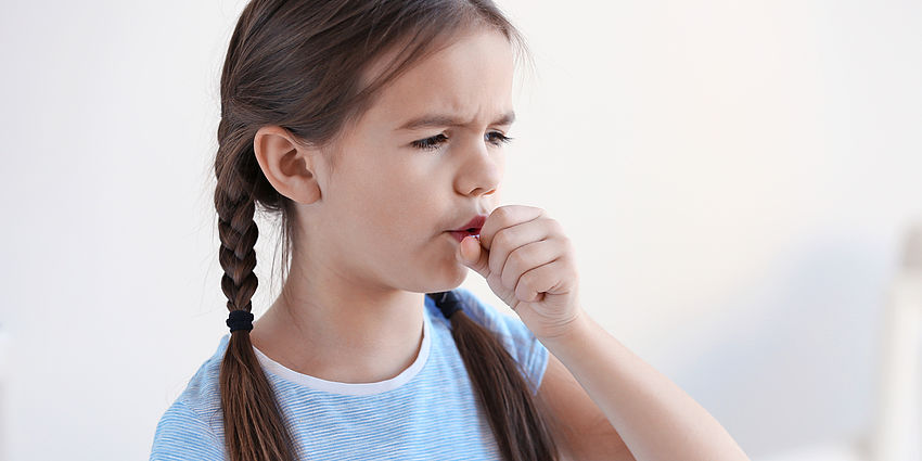 girl coughing
