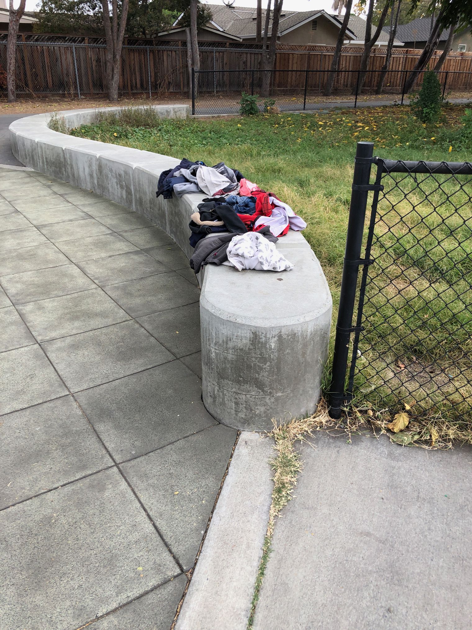Lost Jackets on the playground