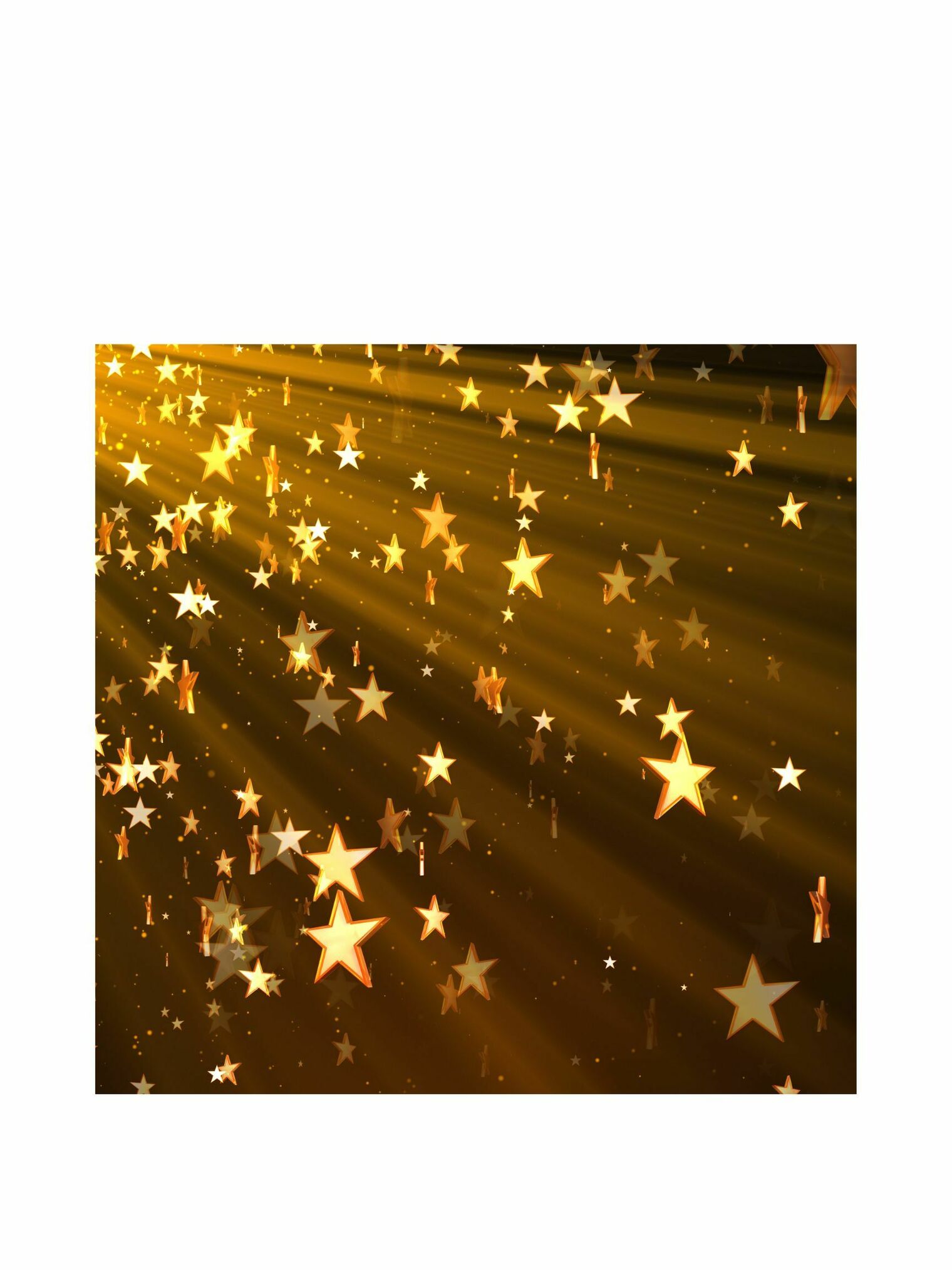 Picture of glittering gold stars